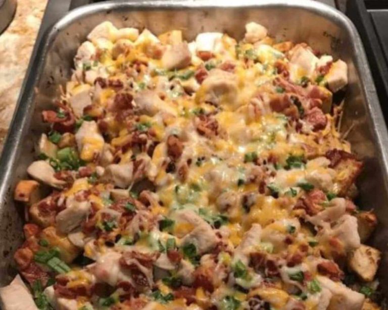 Loaded Baked Potato & Chicken Casserole