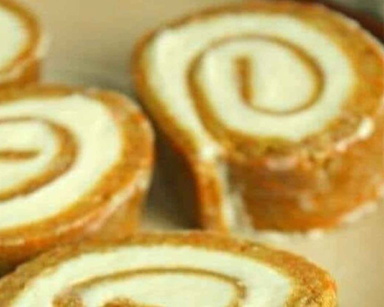 EAT Carrot Cake Roll with Cream Cheese Filling