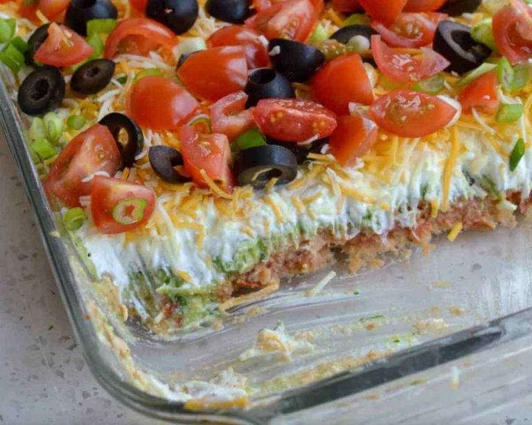 Easy 7 Layer Dip recipe