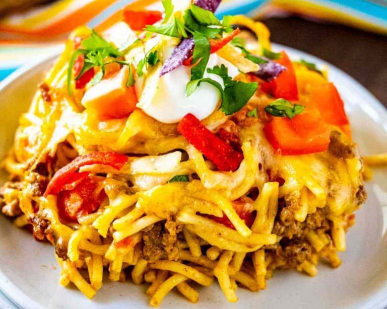 Taco Spaghetti Bake