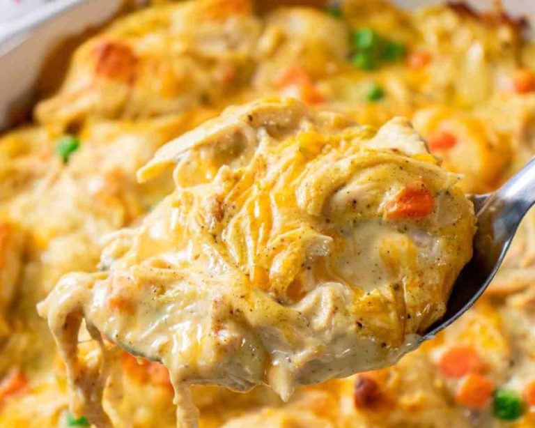 Chicken and Biscuits Casserole