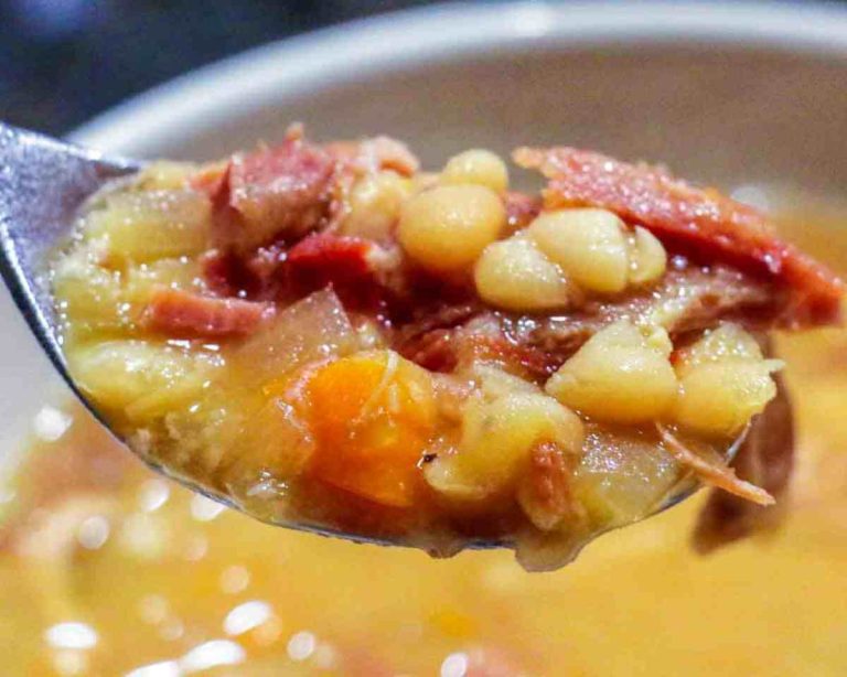 Hearty Crockpot Ham Hocks and Beans