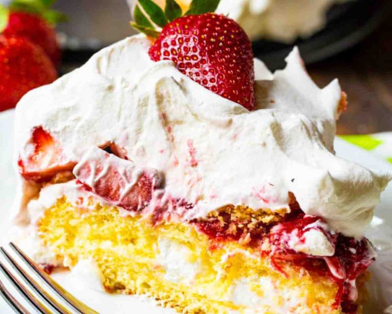 Strawberry Bomb Cake – A Luscious Layered Delight