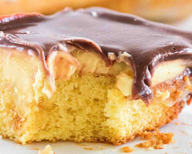 Yummy Boston Cream Poke Cake Mix Recipe