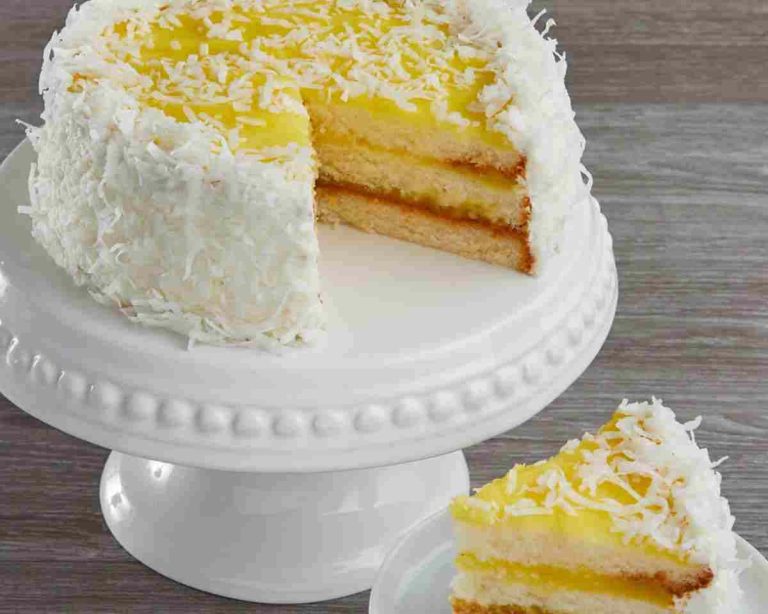 Lemon Coconut Cake with Cream Cheese Frosting