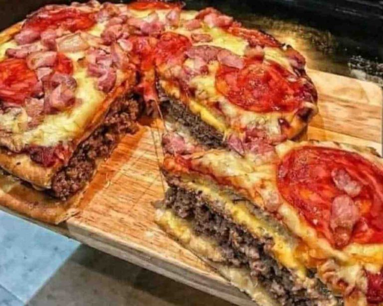 Open-Faced Pizza Burgers