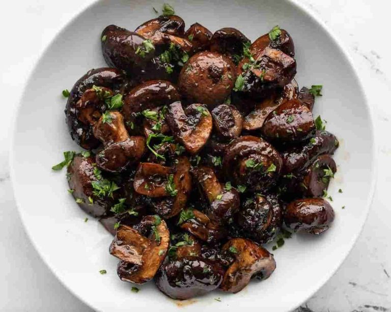 roasted mushrooms