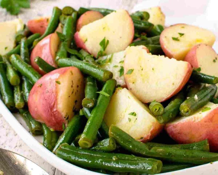 green beans & potatoes