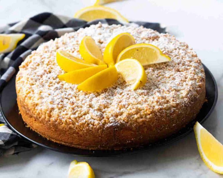 Lemon Crumble Breakfast Cake