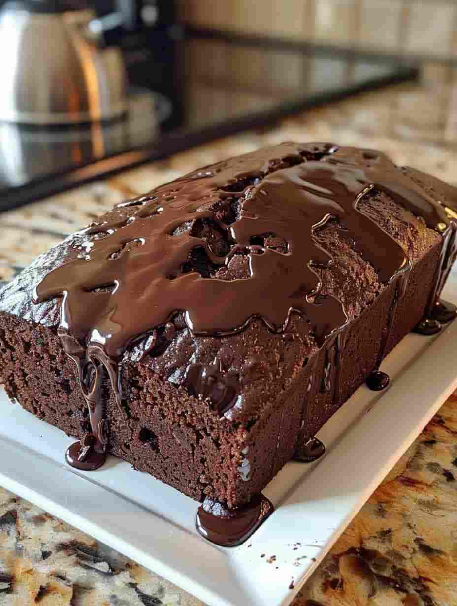 Hot Fudge Brownie Bread