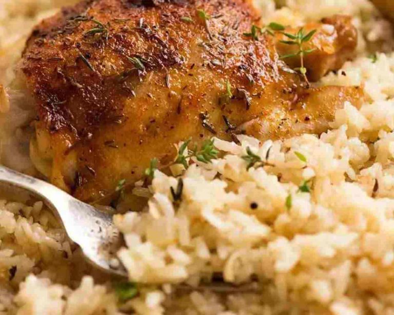 Oven Baked Chicken and Rice