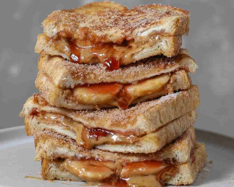 Homemade Peanut Butter Jelly French Toast