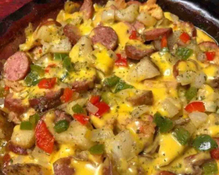 Cheese Potato & Smoked Sausage Casserole