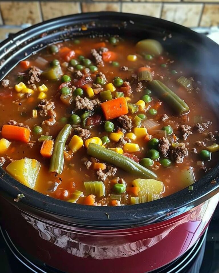 Hearty Crockpot Cowboy Soup