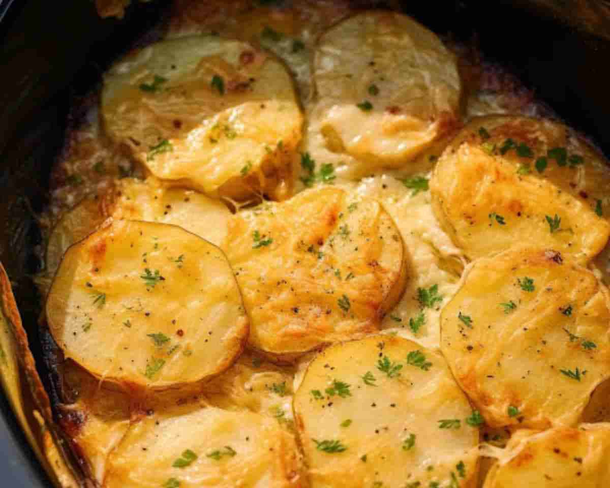 Best Ever Slow Cooker Scalloped Potatoes - Easy Recipes Idea