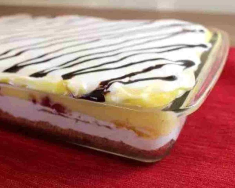 Delicious Banana Split Lasagna