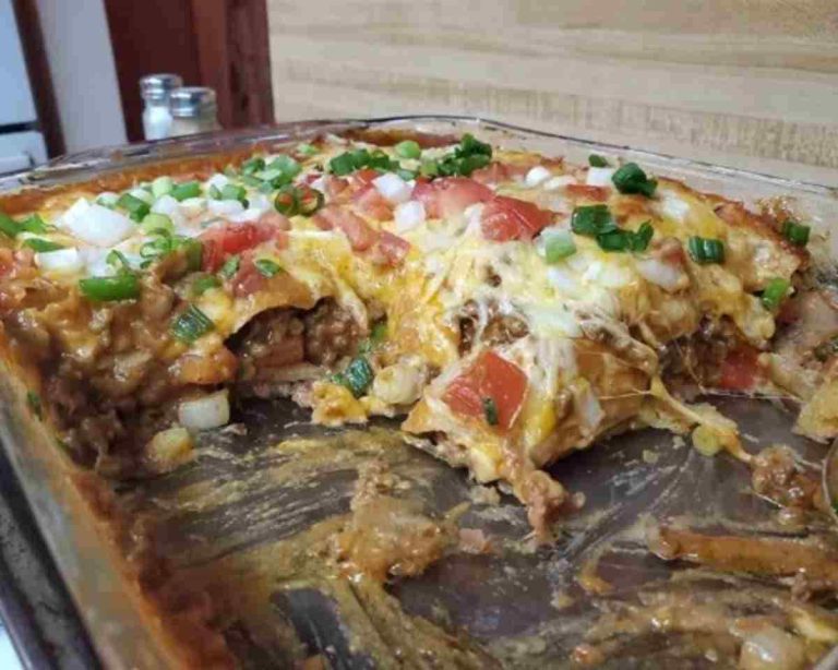 Copycat Taco Bell Mexican Pizza Casserole