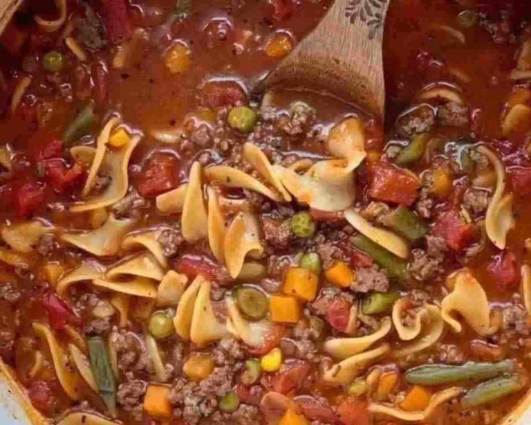 Vegetable Beef Noodle Soup