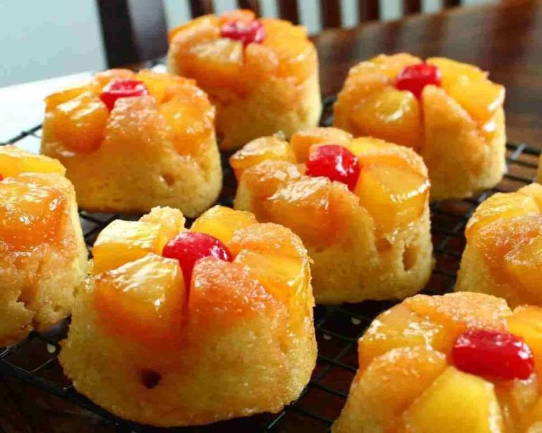 Pineapple Upside-Down Cupcakes