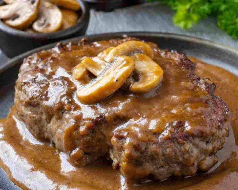 Slow Cooker Salisbury Steak