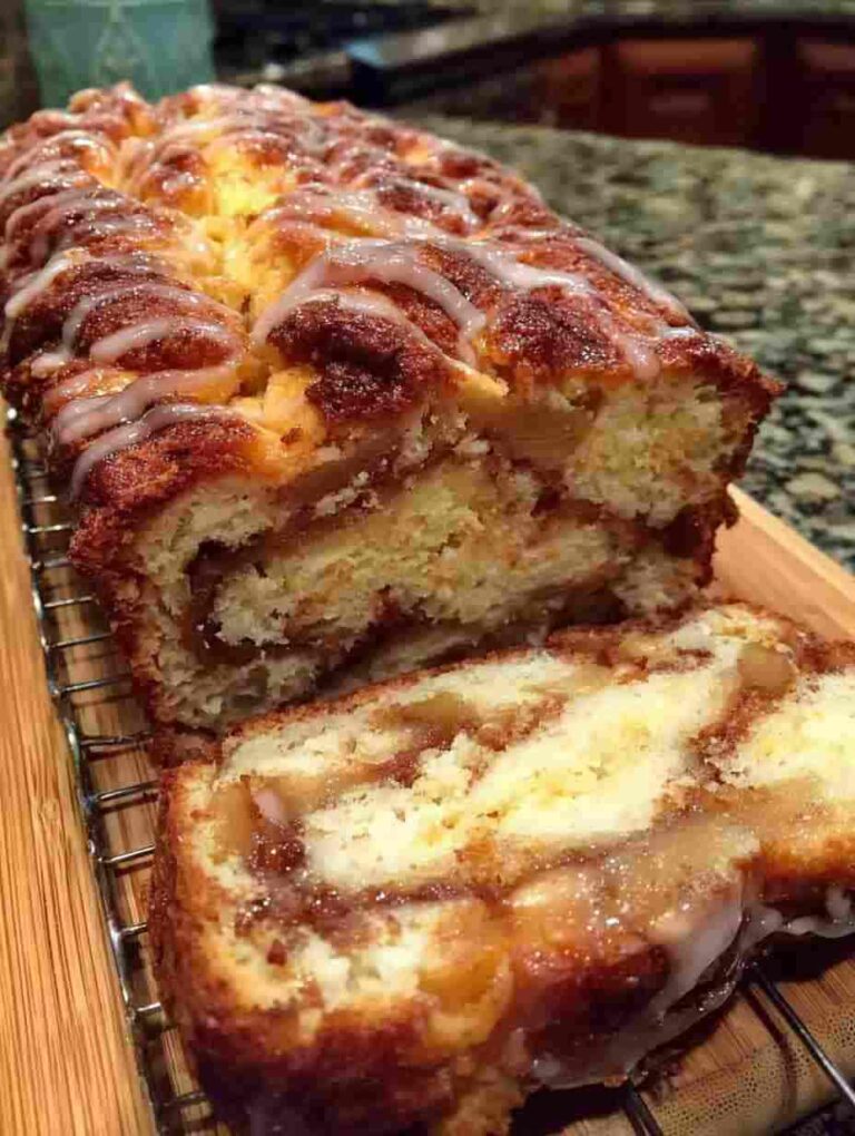 Cinnamon Swirl Apple Bread