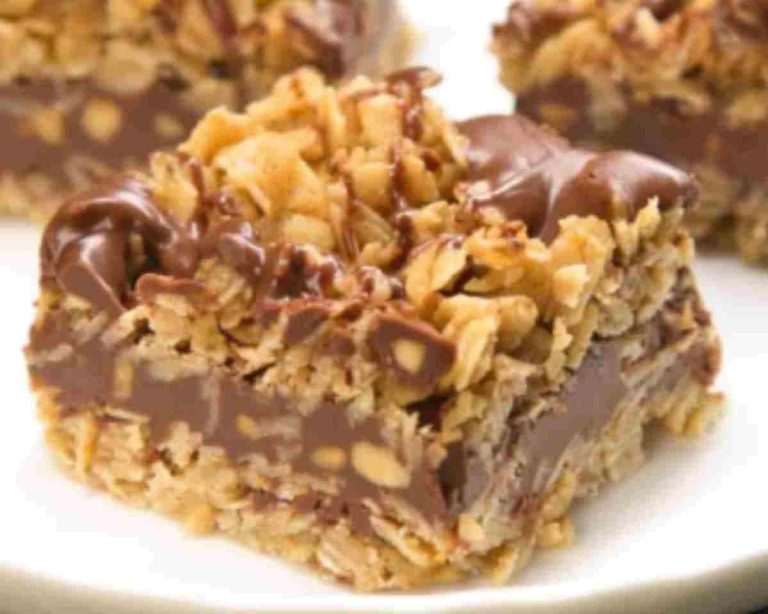 No Bake Chocolate Oat Bars