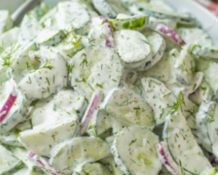 Creamy Cucumber Salad