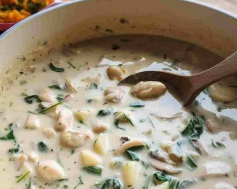 Slow Cooker Chicken Gnocchi Soup