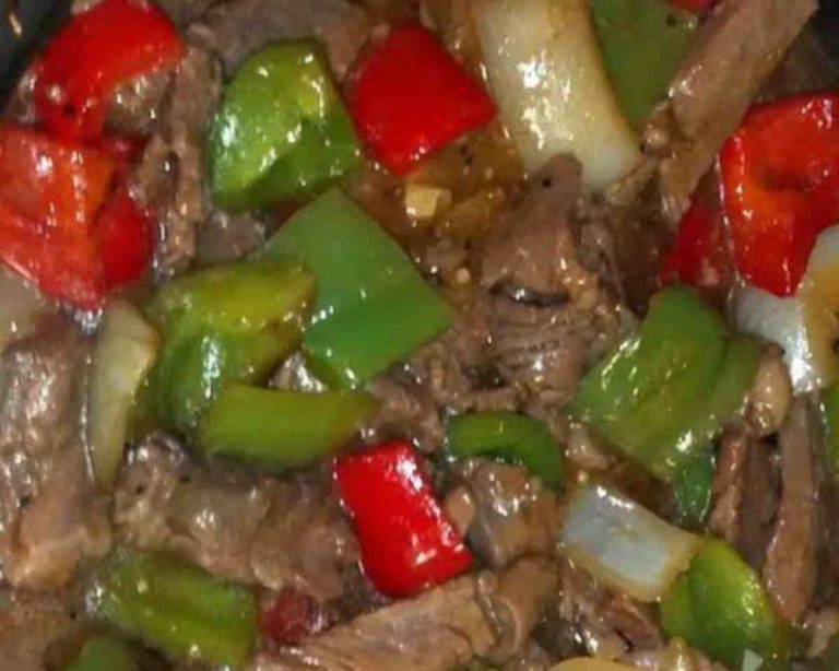 CROCK POT PEPPER STEAK