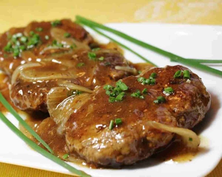 Hamburger Steak with Onions and Gravy