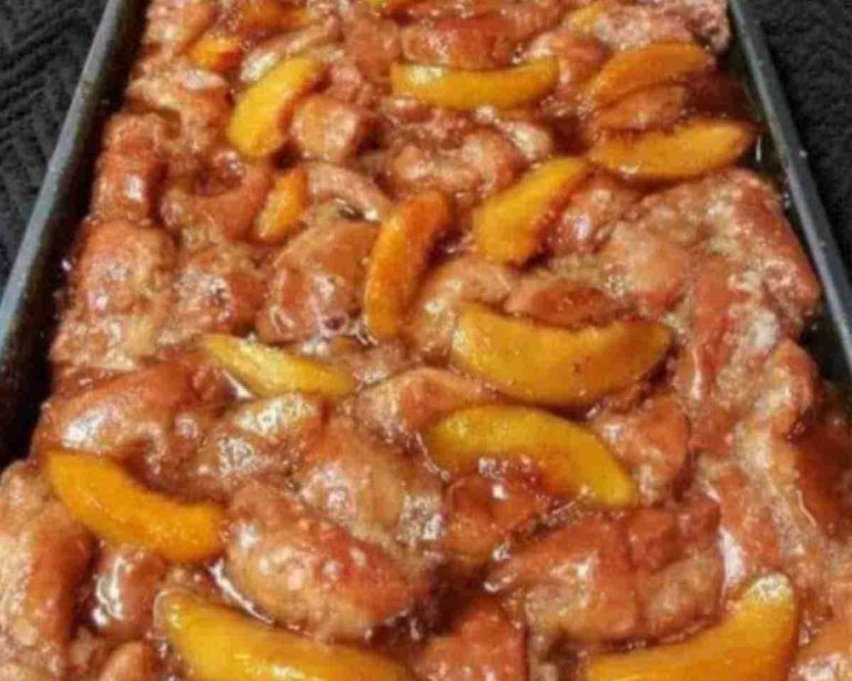 Old Time Oven Peach Cobbler