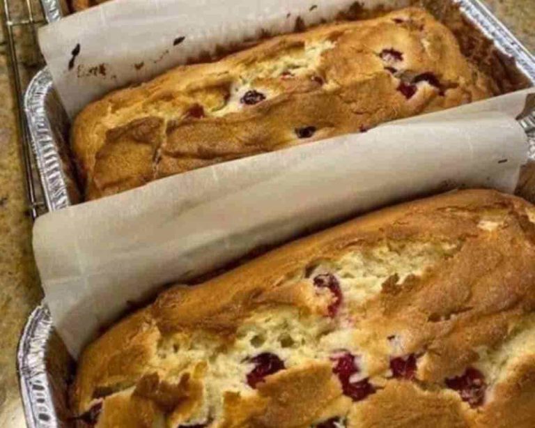 Cream Cheese Cranberry Loaf