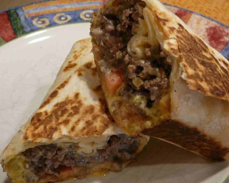 Grilled Cheeseburger Wraps