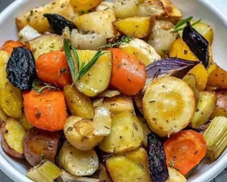 Rosemary Roasted Root Vegetables