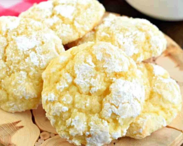 Lemon Gooey Butter Cookies