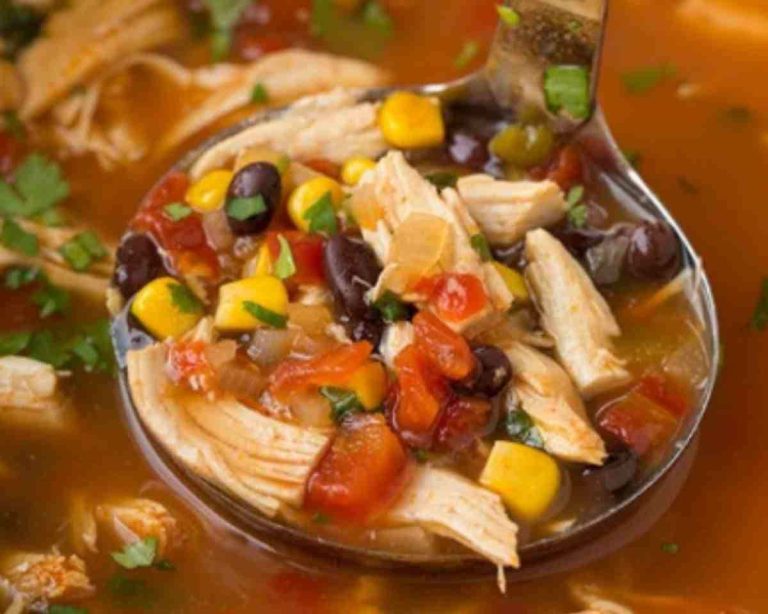 Chicken Tortilla Crockpot Soup