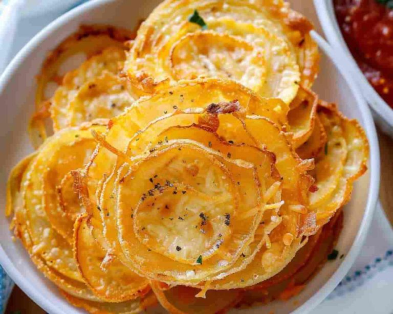 Cheesy Onion Crisps Recipe