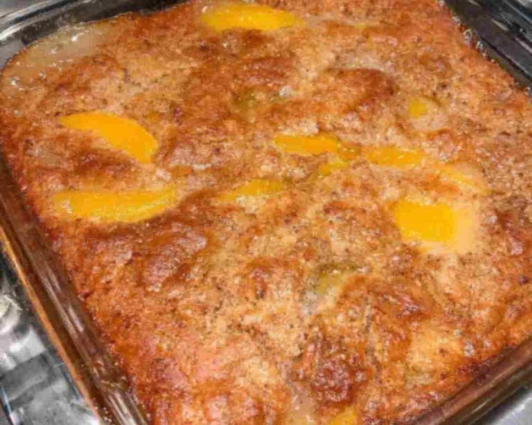 Old Time Oven Peach Cobbler 