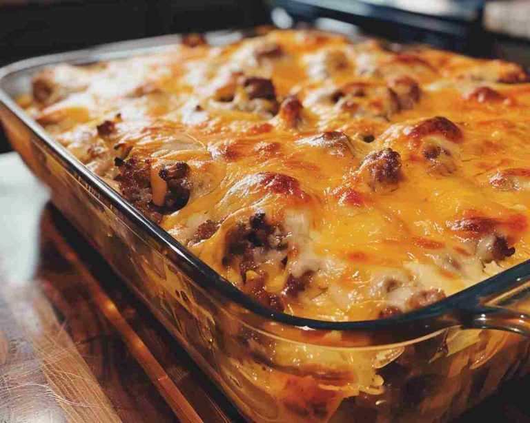 Cheeseburger Casserole