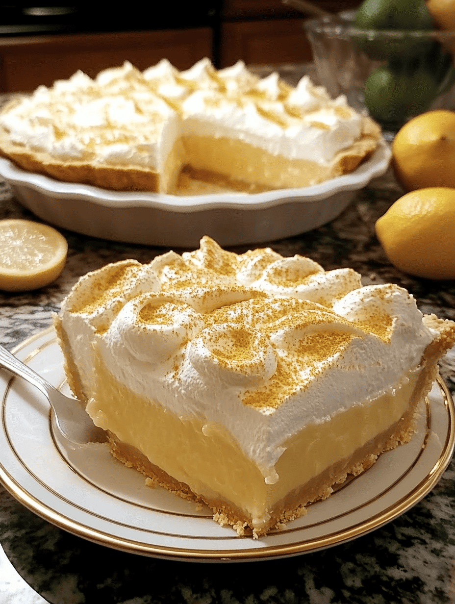 Magic Lemon Pie