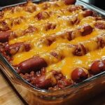 Chili Cheese Dog Casserole
