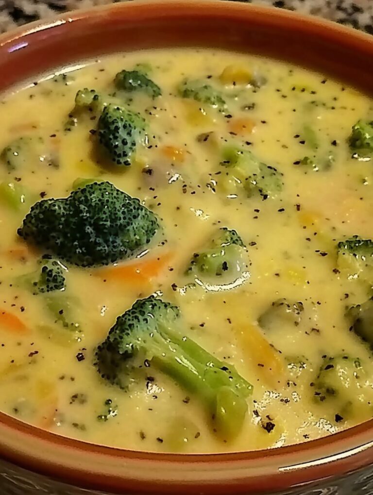 Crock Pot Broccoli Cheese Soup