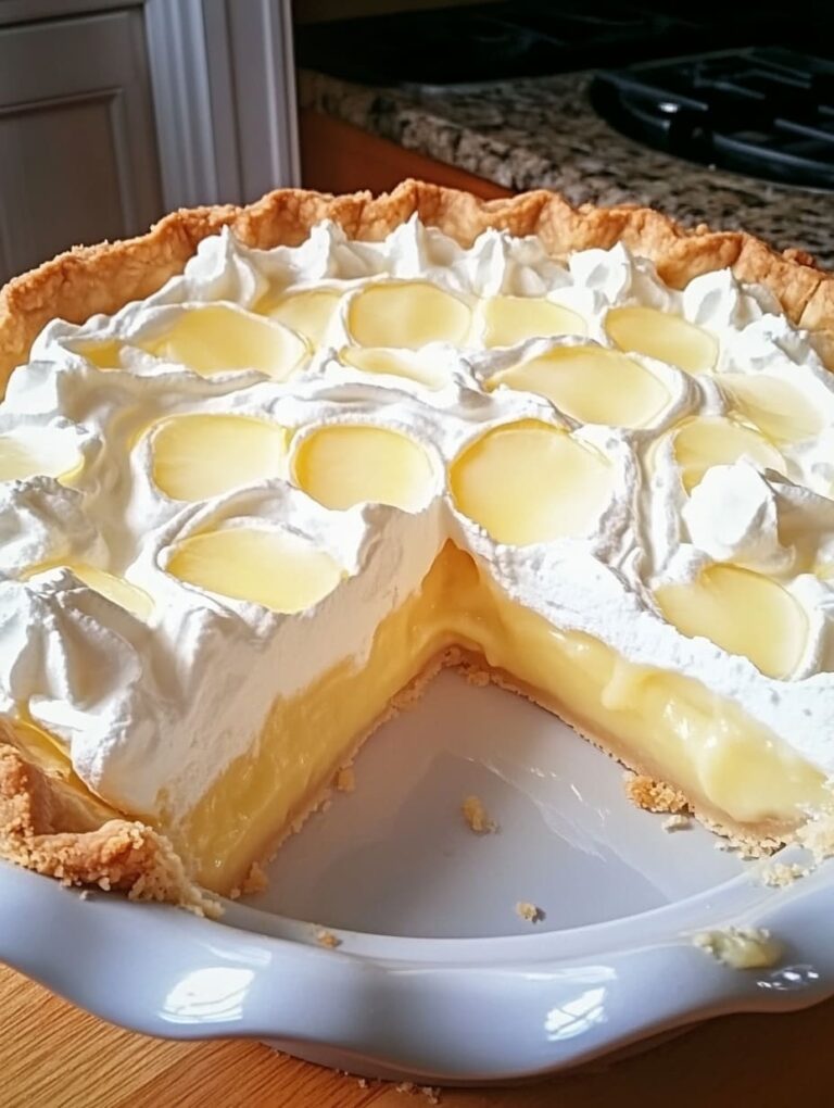 Mom's Lemon Angel Pie