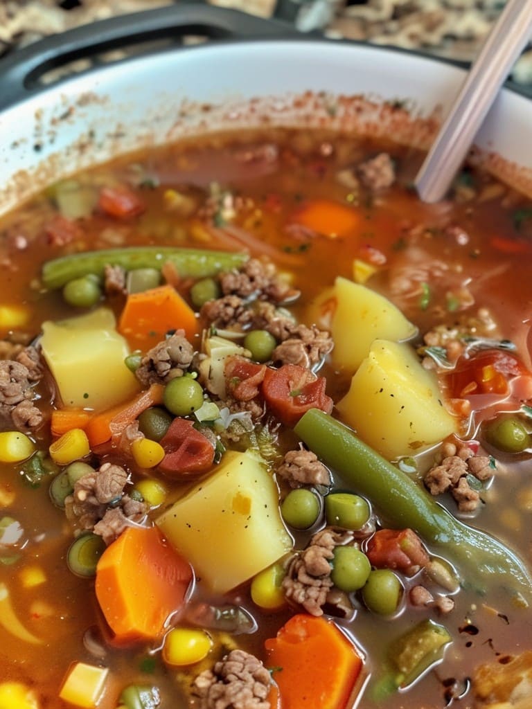 Ground Beef Vegetable Soup