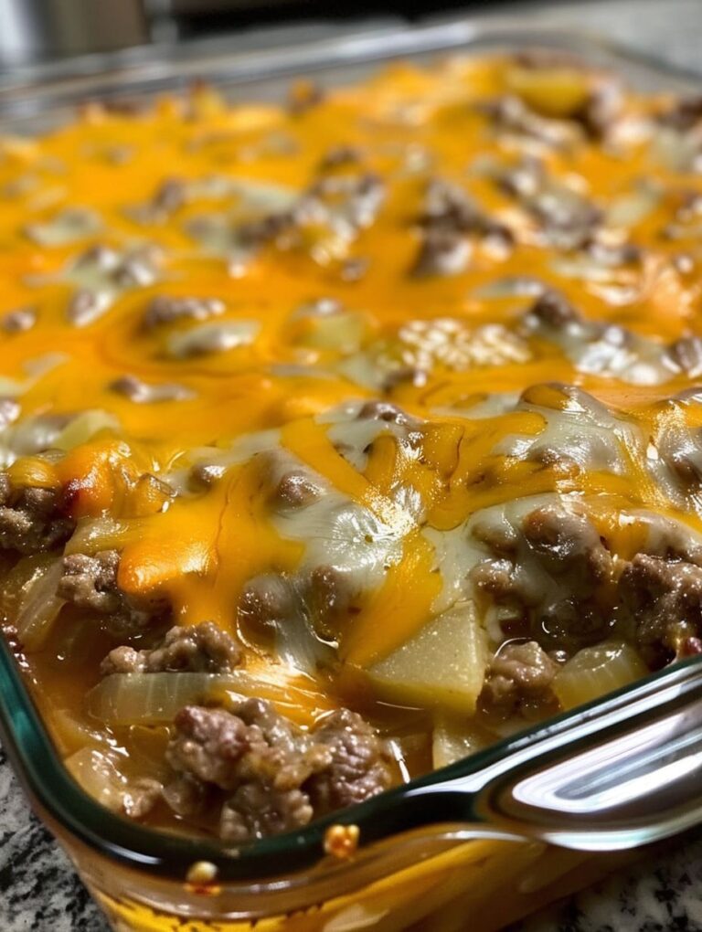 Amish Hamburger Steak Bake