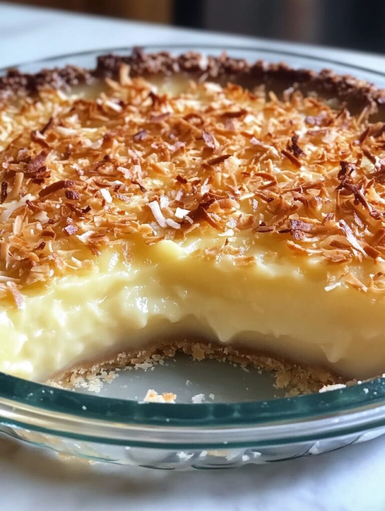 Impossible Coconut Custard Pie