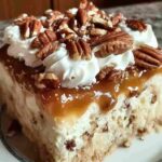 Butter Pecan Praline Poke Cake
