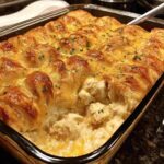 Cheesy Chicken Crescent Bake
