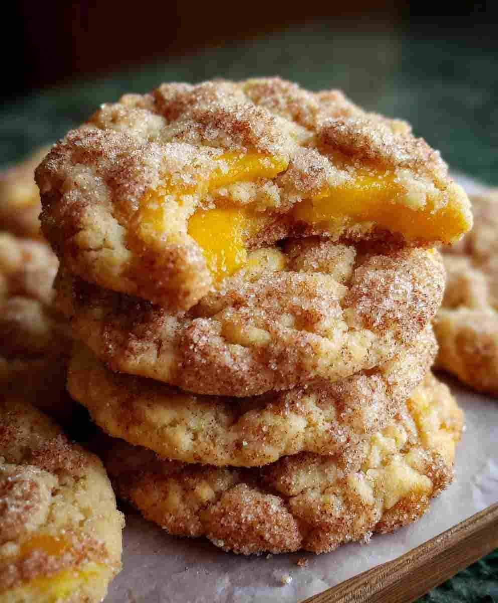Peach Cobbler Cookies