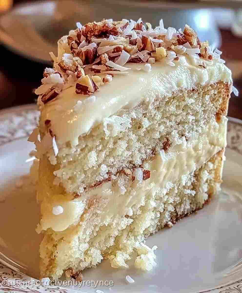White German Chocolate Cake